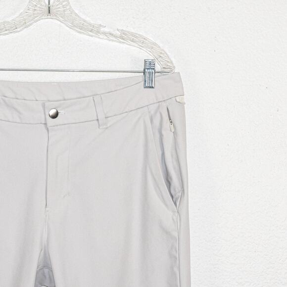 Lululemon Men's 34 ABC Slim fit Trouser Pants Warpstreme in Light Grey - Picture 6 of 11